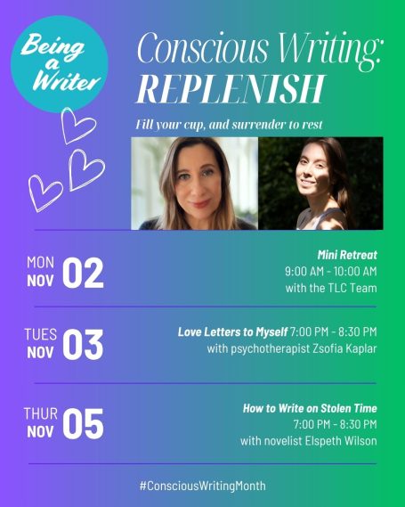 Conscious Writing Month programme